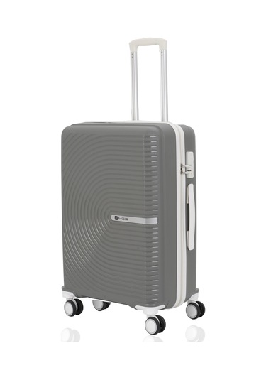 V374 Su Y.üretim Pp Valiz 75 Cm + 65 Cm S24sy1000078-set 89156 Gri/beyaz Gri - Beyaz