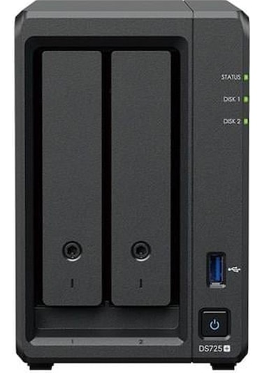 Synology Ds725 Plus Ryzen 1600-4gb Ram- 2-diskli Nas Server Disksiz