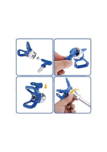 Tersinir Sprey Ucu Nozulları Havasız Sprey Nozulları Uzatma Direği