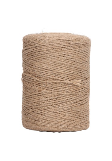 Xindoker 300 Metre 2mm Doğal Jüt İpi - Çift Katlı, Güçlü - Bahçe Bitkileri Bağlama, El Sanatları, Dekorasyon Kullanıma Uygun