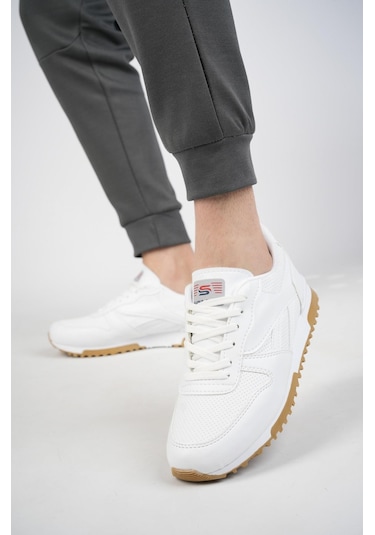 Muggo Blake Unisex Ortopedik Günlük Garantili Yürüyüş Koşu Sneaker Spor Ayakkabı 001