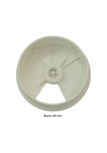 Masa Üstü Kablo Kanalı Deliği Kapağı Beyaz Masa Kapağı 8 Cm 5 Adet