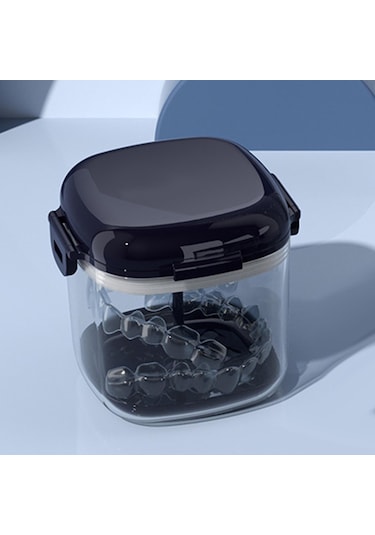 Dolıty Yaşlı Hediye Için Süzgeç Sepeti Protez Kupası Siyah