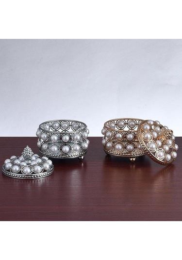 Suntek Mini Takı Organizasyon Kutusu Yüzükler Kolye Gümüş Gümüş