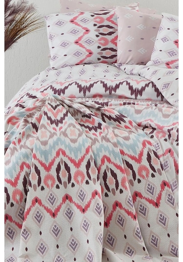 Cotton Life Tek Kişilik Nevresim Takımı Astec Pembe