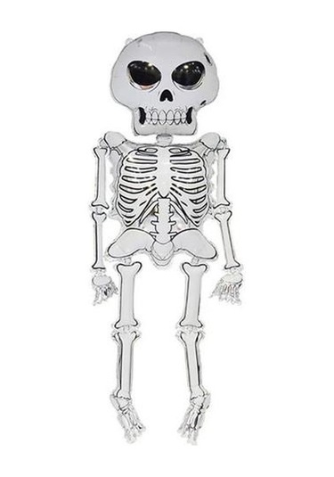 Folyo Balon Halloween İskelet 158 86cm Cadılar Bayramı İsklet Şeklinde Folyo Balon 3d Diğer