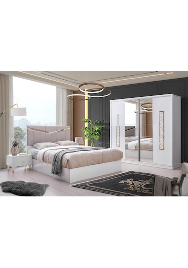 Palermo Komodin Beyaz Beyaz