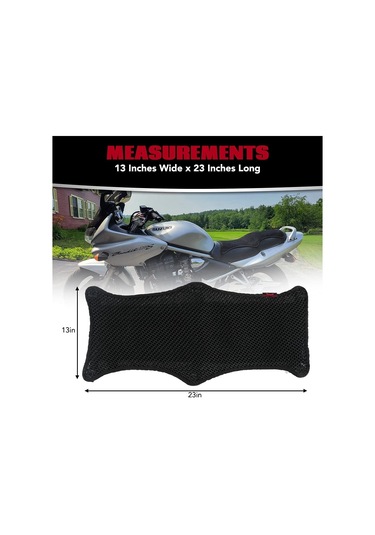 Motosiklet Koltuk Ped, Soğutma 3d Mesh Motosiklet Koltuk Kapağı Güneş İçin. Nefes Alabilen Havalandırılmış Hava Koltuğu Yastığı