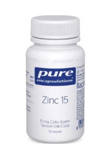 Pure Encapsulations Zinc 15mg 30 Kapsül