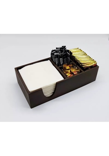 Adwoodcraft Kağıt Peçetelik 270x138x70 Mm, Kahverengi 185125007 Kahverengi