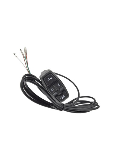 Suntek Ön Işık Boynuz Dönüş Işık Anahtarı Motosiklet Siyah