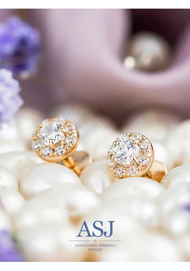 Asj Altın Altın İğne Küpeler 925 Gümüş 235988123 Altın