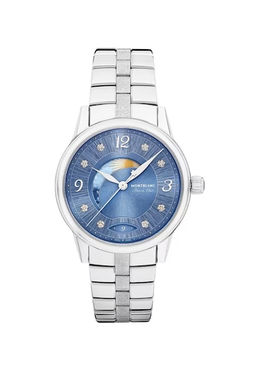 Montblanc Boheme Day & Night 34 Mm Otomatik Saat 134343 Mavi