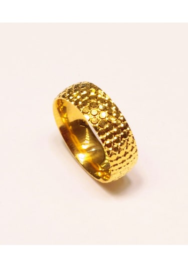 Hakan Güler Kuyumculuk 22 Ayar Altın Taşsız Desenli Alyans