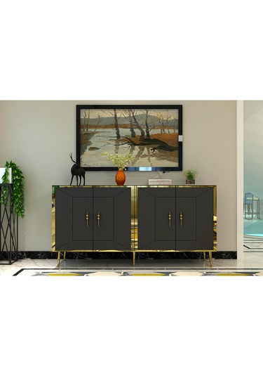 Arnoct Kb150 Konsol Antrasit-altın