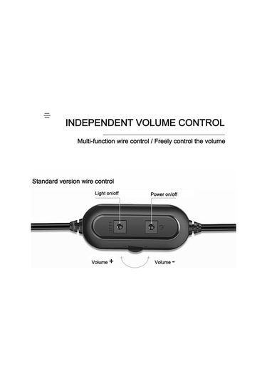 Padalink V-119 Güncellenmiş Siyah Mavi Işıkli Masaüstü Hoparlörü - 3.5mm Kablolu + Usb Beslemeli, Çift Manyetik Tam Aralık, Canlı Mavi Atmosfer Işığı, Mini Multimedya Hoparlör Seti