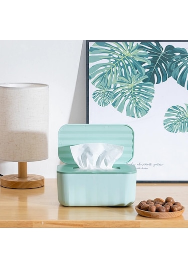 Mor-ev Mutfak Kağıt Mendil Dağıtıcı Depolama Organizatör Kapaklı Doku Kutusu Kare Islak Mendil Vaka Peçeteler Tuvalet Kağıdı Konteyner