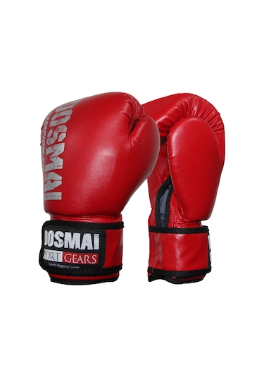 Dosmai Esquize Boks Eldiveni Boks Dişlik Boks Bandaj Seti Kırmızı