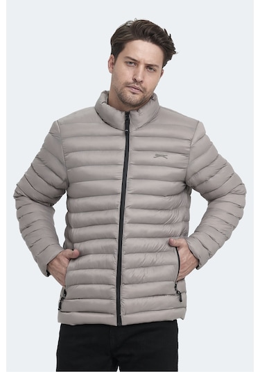 Slazenger Hayden In Erkek Şişme Taş Gri Mont & Kaban Taş Gri
