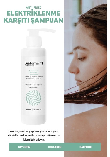 Sisteme 11 Elektriklenme Karşıtı Şampuan 250 Ml