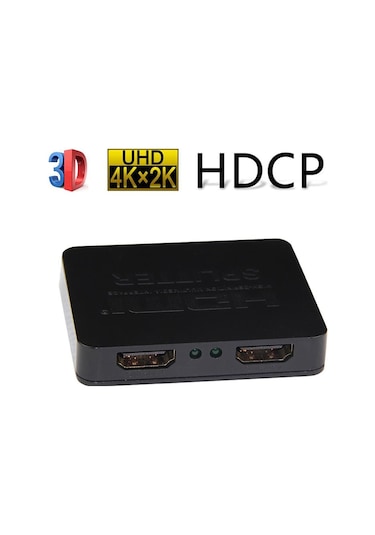 Gplus 4Khd102M 2 Port 4K Ultra Hd 1 Giriş 2 Çıkış Mini Splitter
