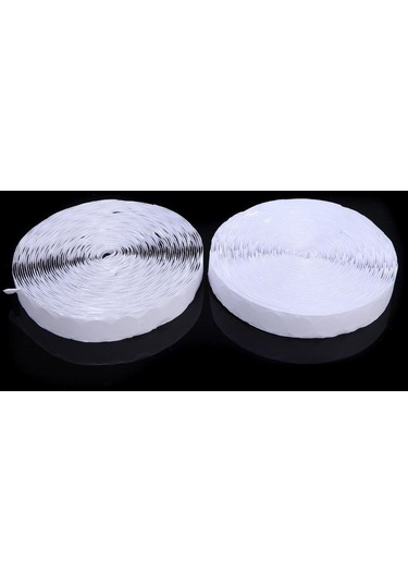 Pazly 500 Adet 20mm Beyaz Noktalar Kendinden Yapışkanlı Paralar Kanca Ve Döngü