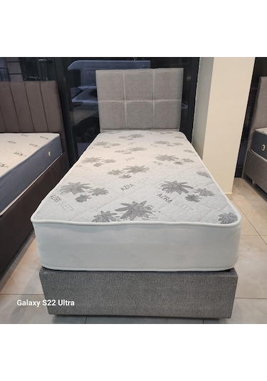 TEK KİŞİLİK YATAK BAZA BAŞLIK (AZRA SLEEP YATAKLI)