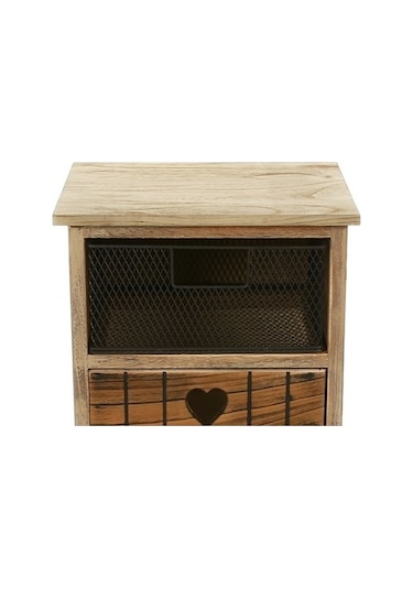 Rayne 3 Çekmeceli Dekoratif Sepet Sebzelik Patates Soğanlık 35x56