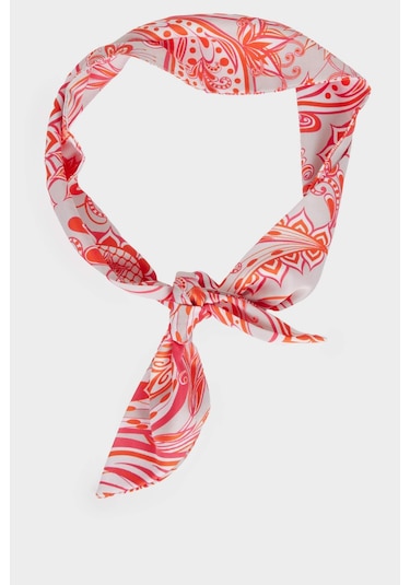 Defacto Kadın Desenli 2li Fular G0505axnskr1 Çok Renkli