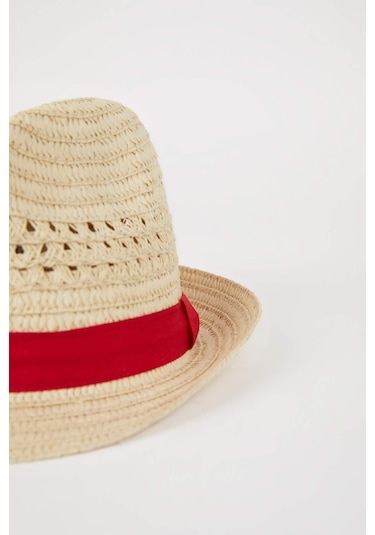 Defacto Kadın Hasır Şapka D9467ax25smbg117 Bej