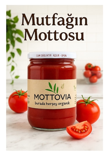Domates Salçası 600 Gr. Organik Ev Yapımı Salça