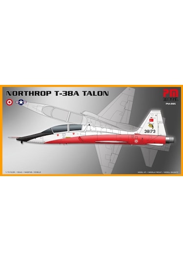 Northrop T-38a Talon Pm Model Demonte Plastik Uçak Maket Kiti