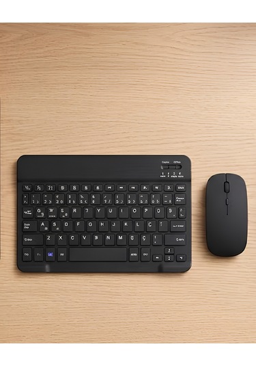 Sessiz Tuşlu Kablosuz Klavye Mouse Seti Çoklu Cihaz Uyumlu Diğer