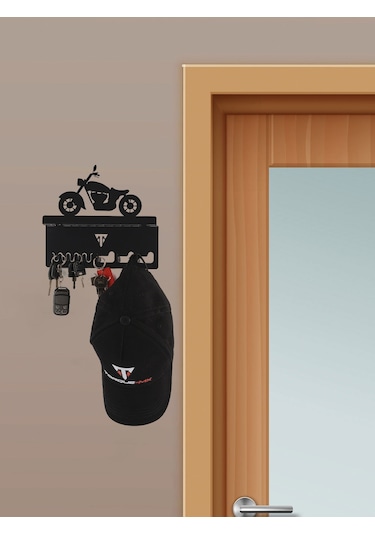 Torque-MX Metal Dekoratif Anahtar Askısı EA9 Siyah
