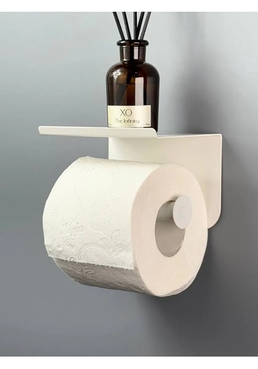 Osmos Inzınırıng Delksiz Raflı Tuvalet Kağıdı Tutucu 330845302 Beyaz