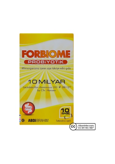 Forbiome Probiyotik 10 Saşe Aromasız