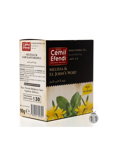 Cemil Efendi Melisa Sarı Kantaron Karışık Bitki Çayı 60'lı Süzen Poşet