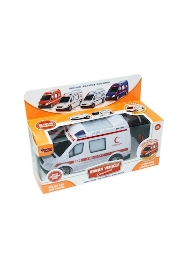 Vardem Uzaktan Kumandalı Pilli Full Fonksiyon Ambulans 20 CM