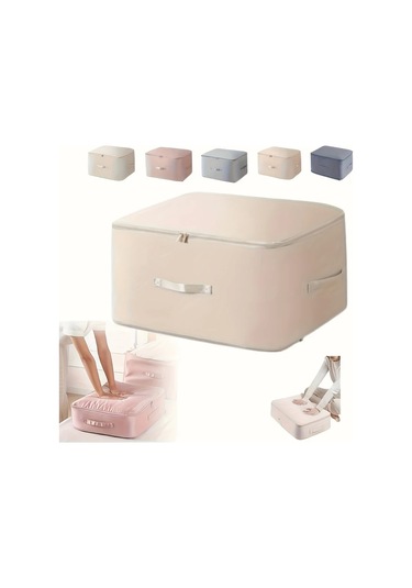 Honeybeeshop Pembe Ekstra Buyuk Kapasiteli Ev Tipi Kompresyon Saklama Cantasi Giysi Yorgan Duzen