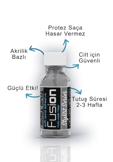 True Tape Fusion Protez Saç Likit Yapıştırıcı 0,68 Fl Oz 20ml