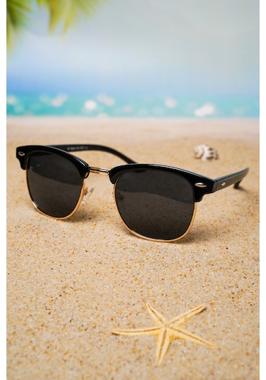 Di Caprio Dc2037Black Polarize Camlı Clubmaster Kadın Güneş Gözlüğü