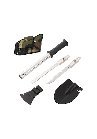 Square X-14 Kurek Set Balta-Bıcak-Testere Çok Renkli