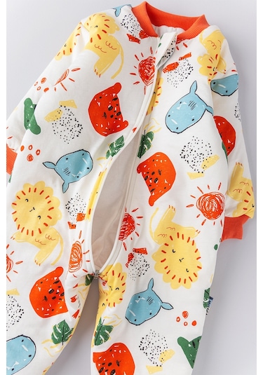 Sevimli Dostlar Figürlü Unisex Çocuk Uyku Tulumu 001