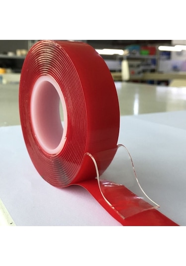 Wuvera Süper Güçlü Çivisiz Montaj Bant Çift Taraflı Band Akrilik Silikonlu Bant