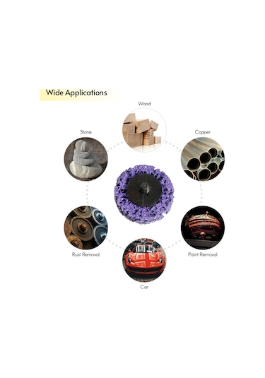 Xindoker Naylon Yapılı, 50mm Çapında, 20000rpm Hıza Sahip, 6 Parça Şerit Disk Seti