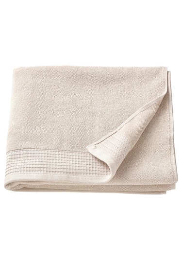 Ikea Vınarn Açık Gri-bej 70x140 Cm Banyo Havlusu Bej