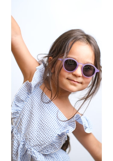 3-6 Yaş Çocuk Güneş Gözlüğü Purple Lila