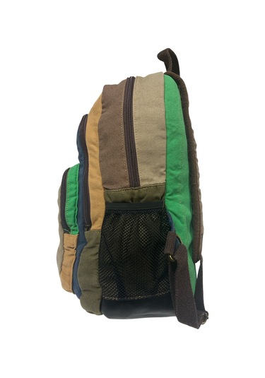 Kaliteli Siyah Vintage Salaş Baskılı Disayn Günlük Gezi Okul Sırt Çantası Revilla Bag 28x38cm Gri