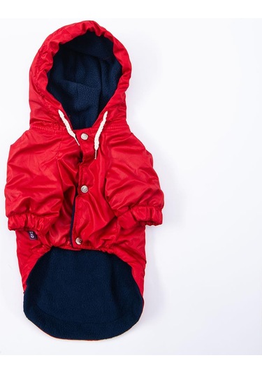 Kırmızı Mont Köpek Mont Köpek Kıyafeti Köpek Yağmurluğu Küçük-büyük Irklar