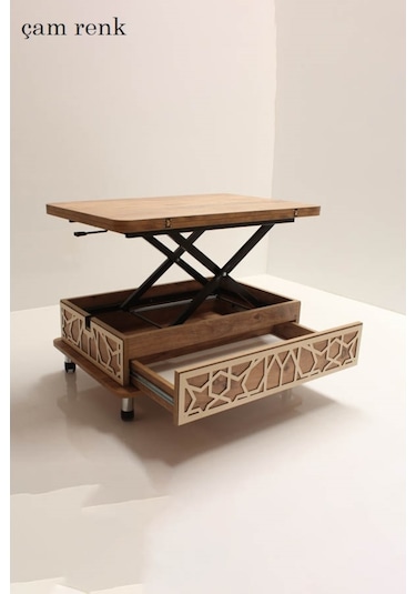 Kolexonline Akıllı Sihirli Sehpa 3 Kademeli Orta Sehpa Yemek Masa